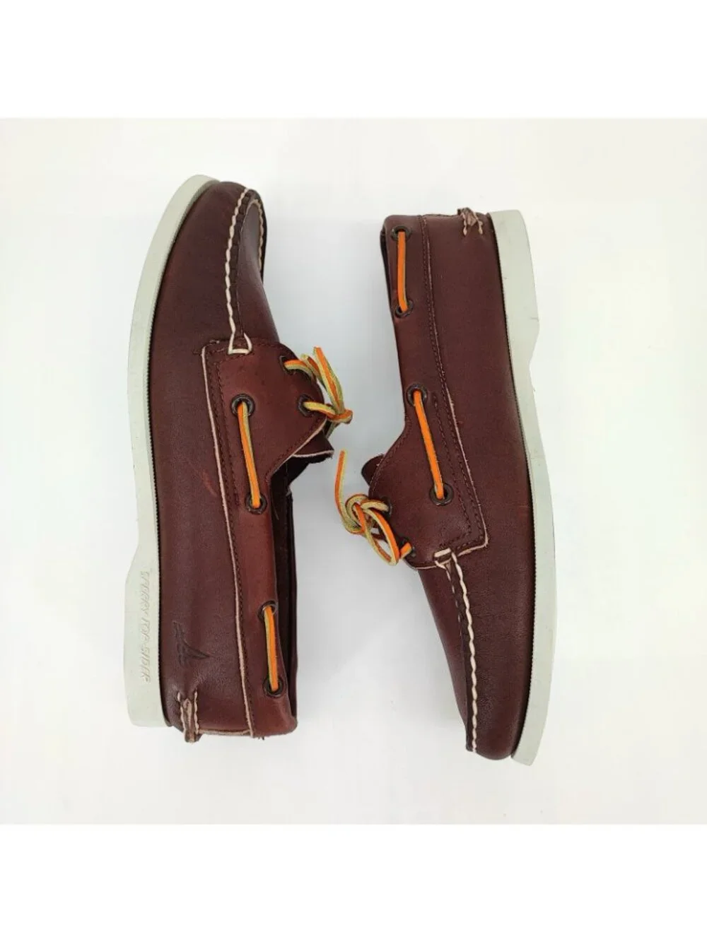 Sperry Authentic Original 2-Eye Men's Size 8.5 Leather Brown Boat Shoe 0197514